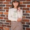 OATMEAL HEART KNIT SWEATER
